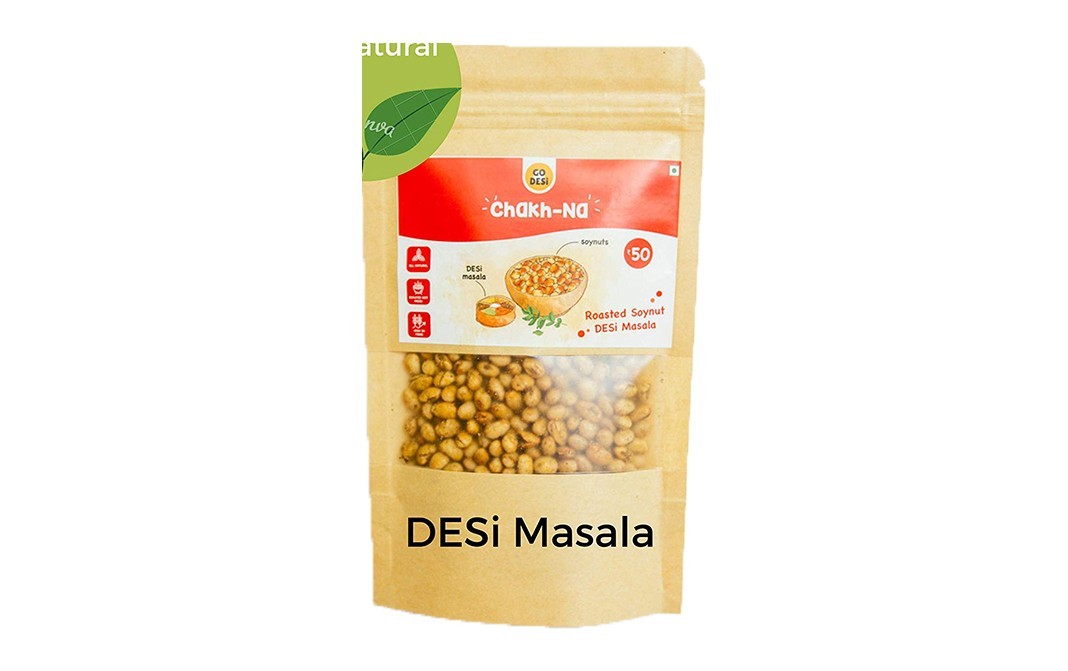 Go Desi Roasted Soynut Desi Masala    Pack  90 grams